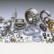 Various fasteners and bearings