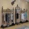 Wrought iron clothes hanger