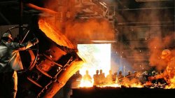 Производство необработанной стали в США упало на 9%