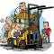 Professional repair of forklifts