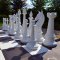 Buy large outdoor flowerpots and fiberglass chess